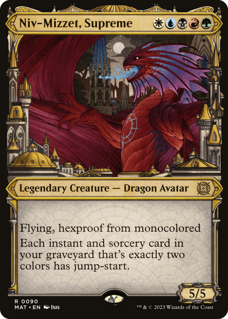 Niv-Mizzet, Supreme (Showcase) [March of the Machine: The Aftermath] Foil