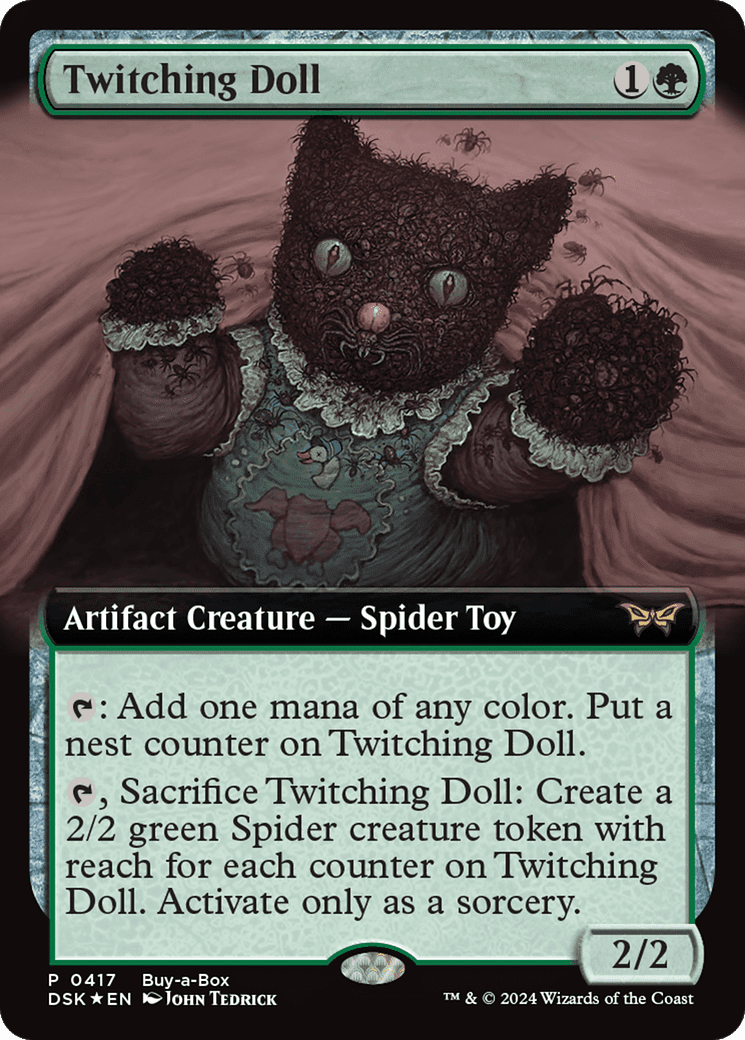 Twitching Doll [Duskmourn: House of Horror Promos] Foil
