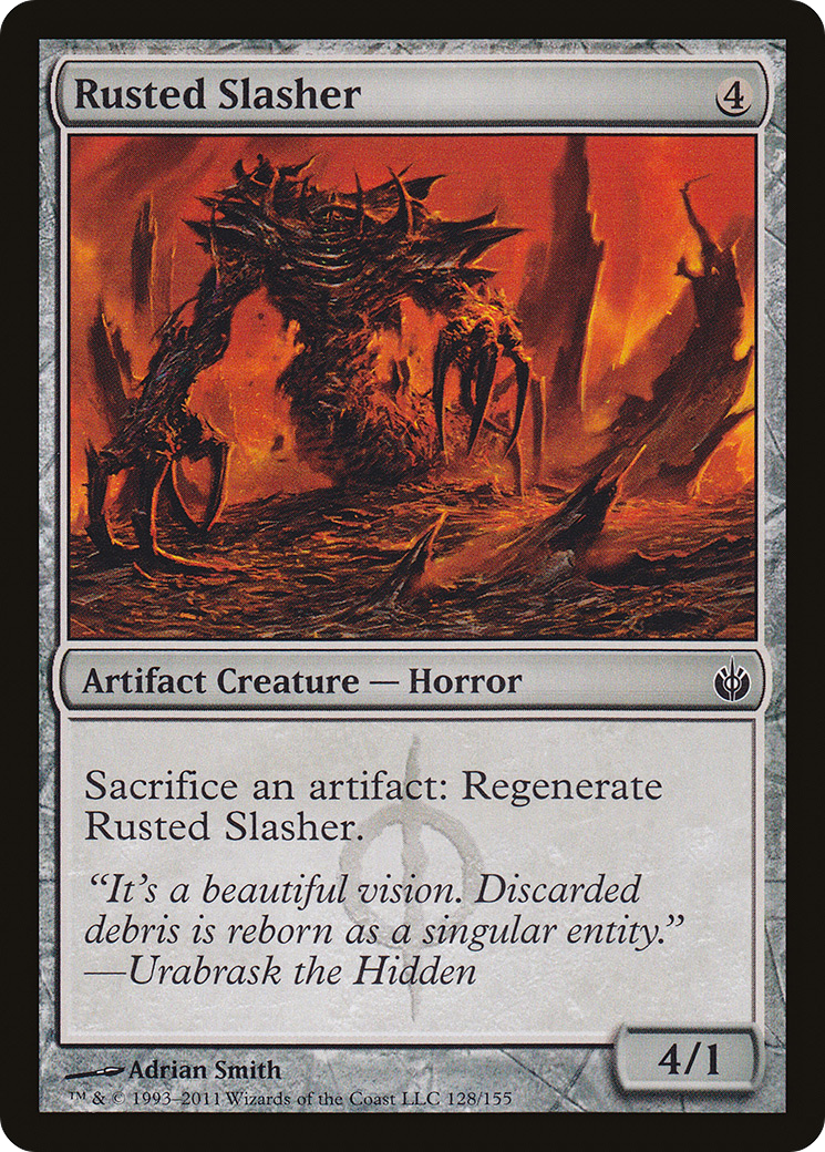 Rusted Slasher [Mirrodin Besieged] Foil