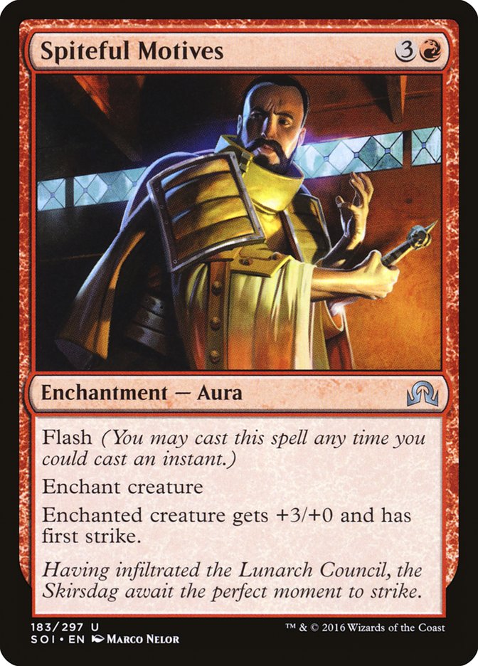 Spiteful Motives 183/297 (Shadows over Innistrad) 
