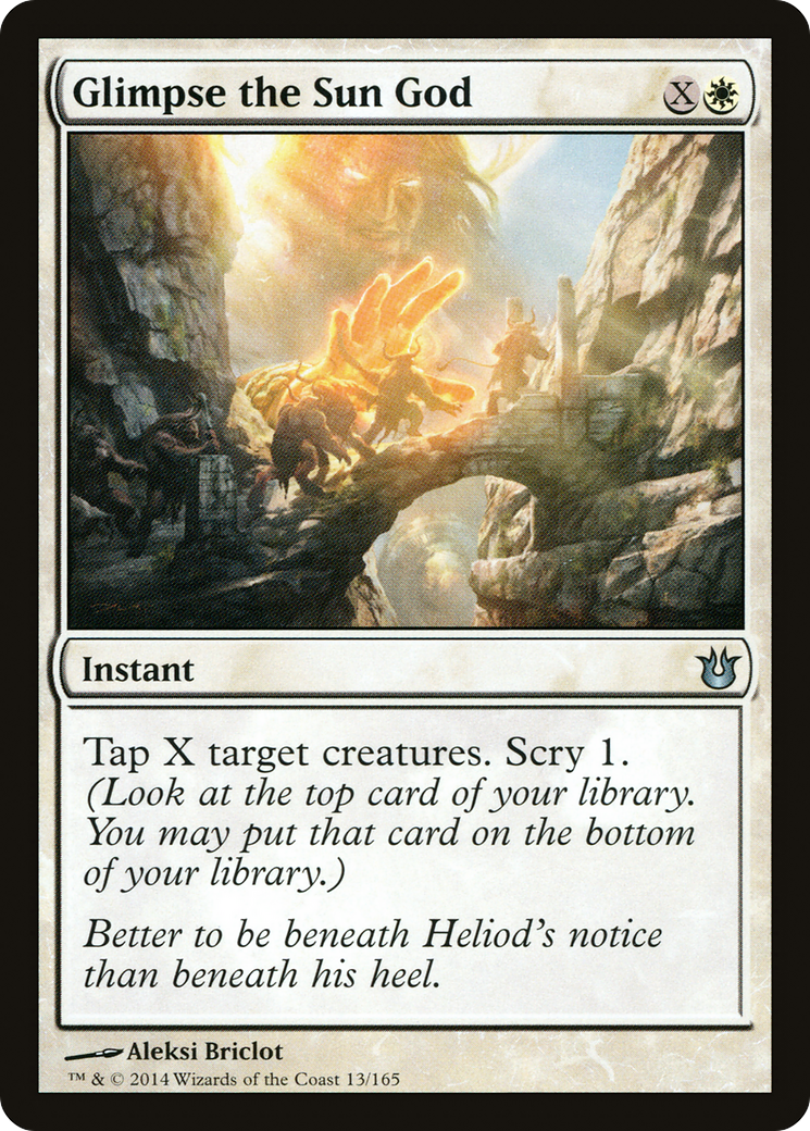 Glimpse the Sun God [Born of the Gods] Foil