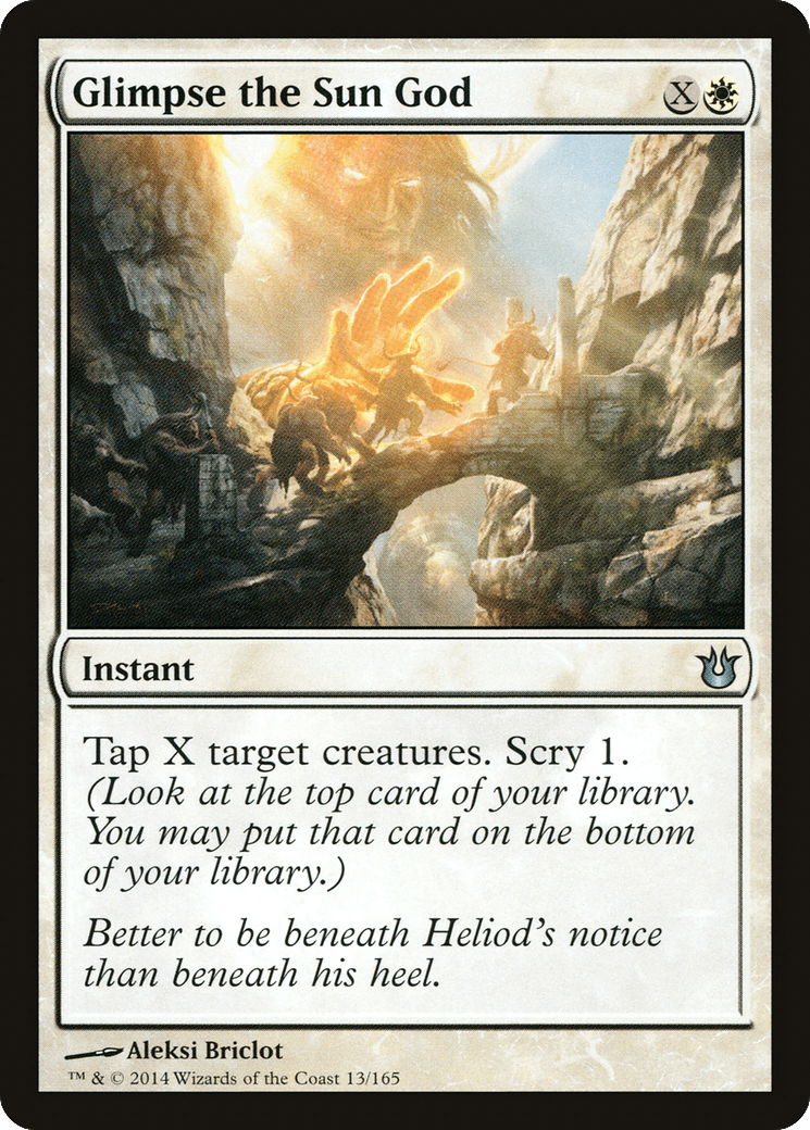 Glimpse the Sun God [Born of the Gods] Foil
