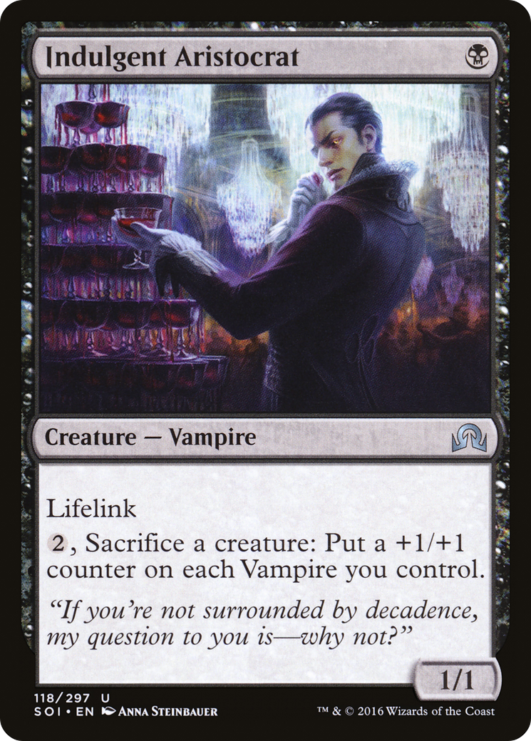 Indulgent Aristocrat [Shadows over Innistrad] Foil