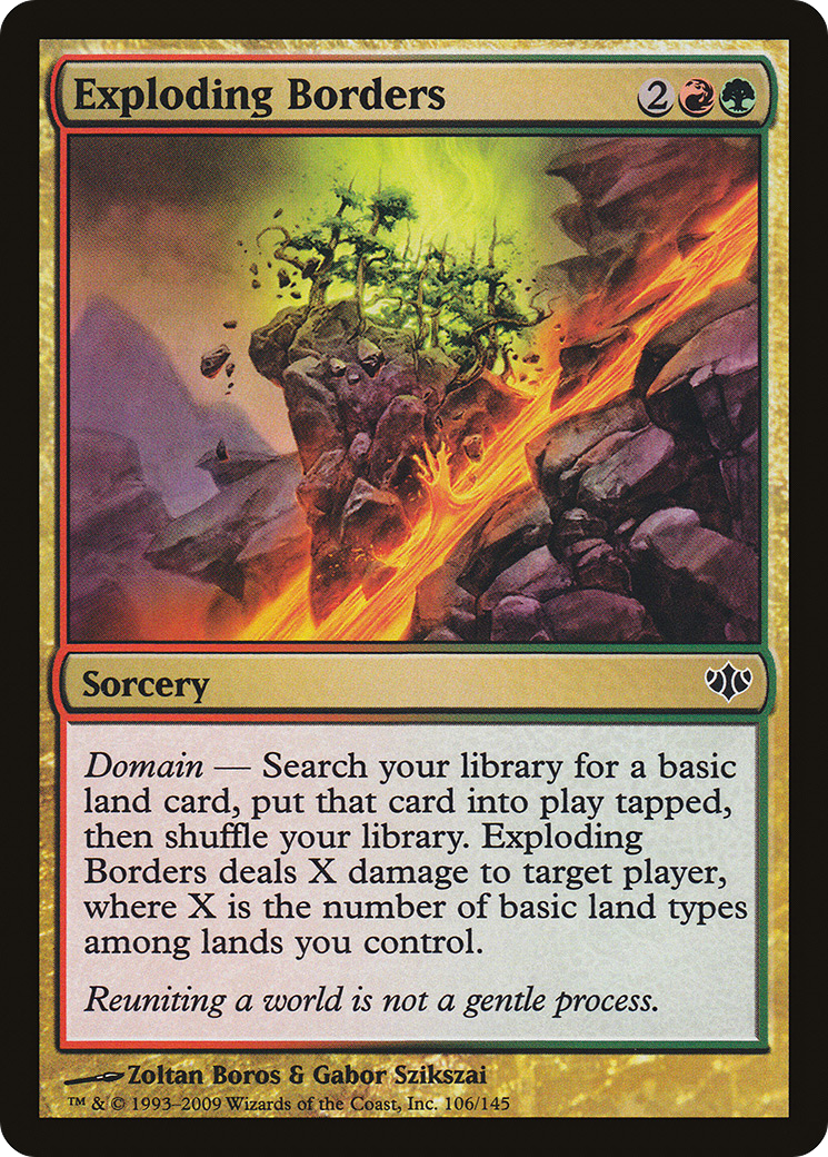 Exploding Borders [Conflux] Foil