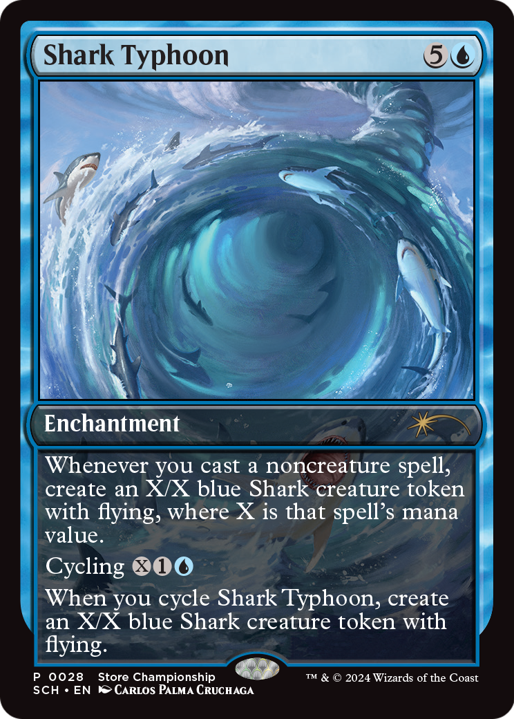 Shark Typhoon (Store Championship) [Bloomburrow Promos]