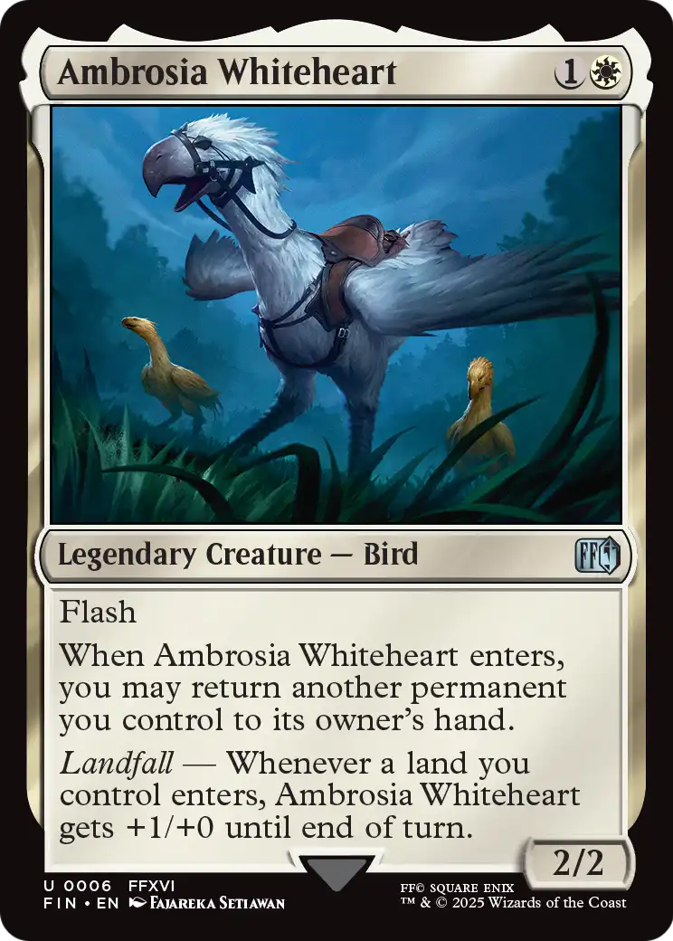 Ambrosia Whiteheart (006) [FINAL FANTASY]  Foil