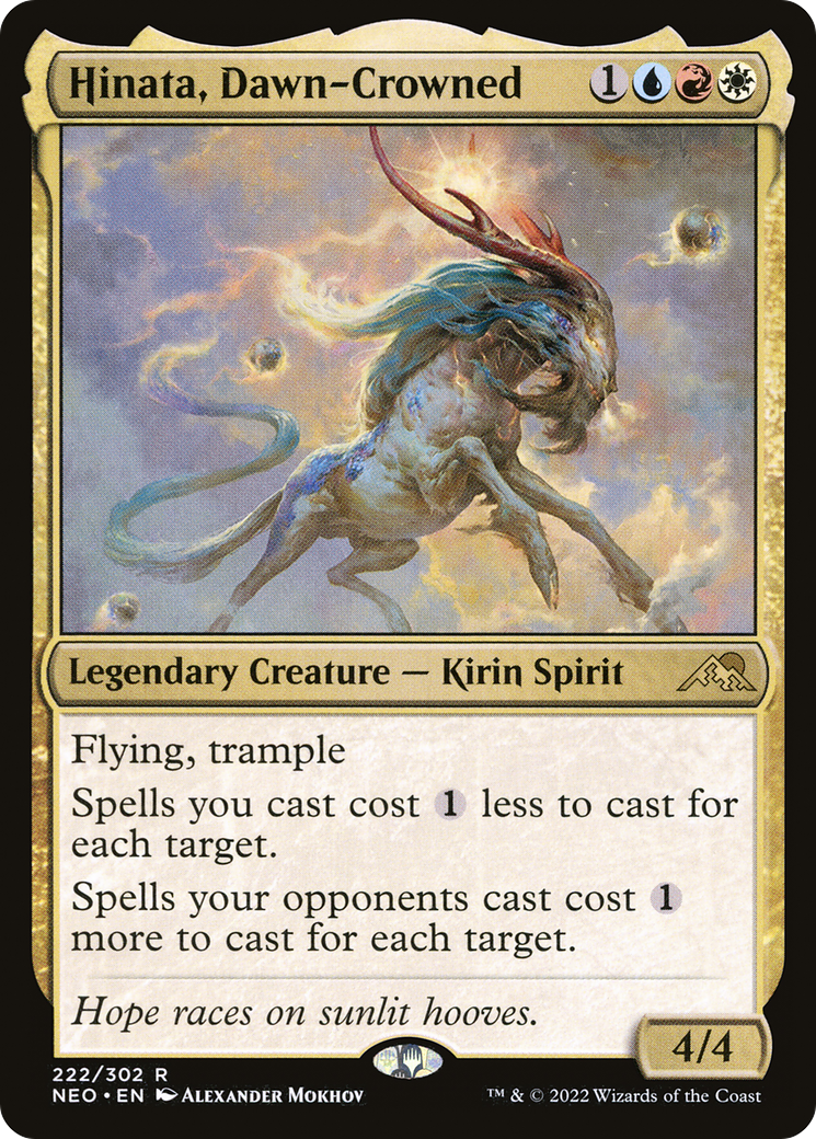 Hinata, Dawn-Crowned [Kamigawa: Neon Dynasty] Foil