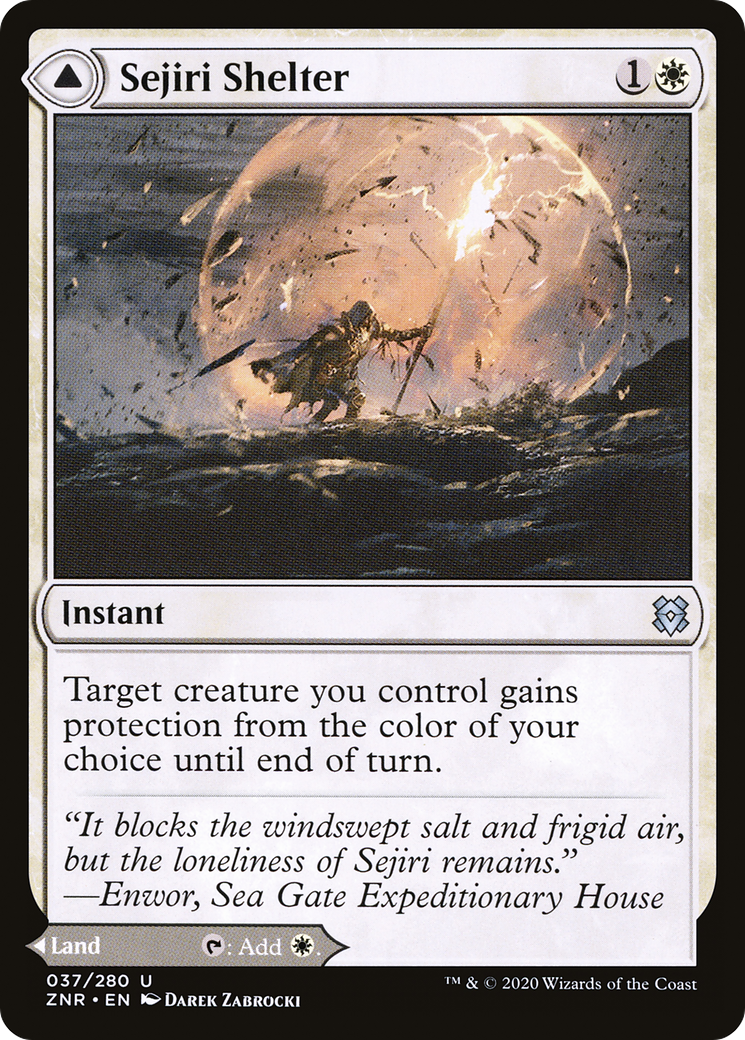 Sejiri Shelter // Sejiri Glacier [Zendikar Rising] Foil
