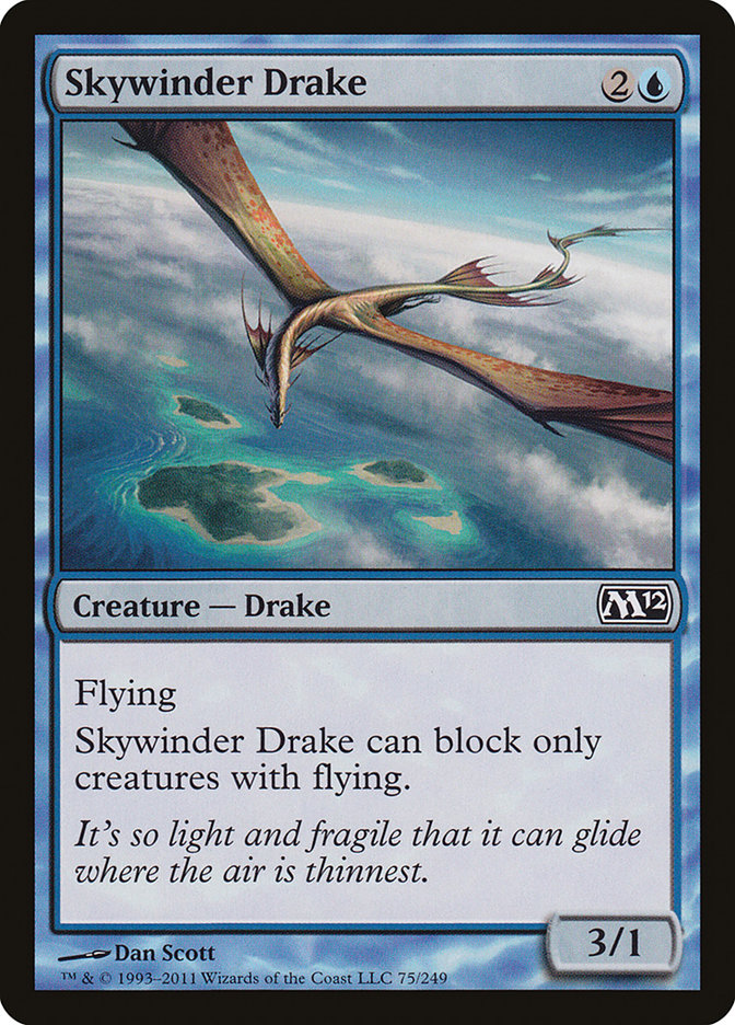 Skywinder Drake 75/249 (Magic 2012 (M12)) 