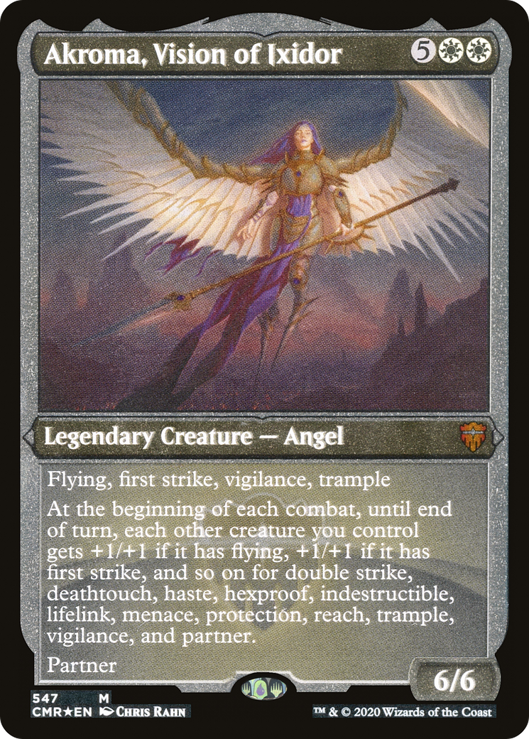 Akroma, Vision of Ixidor (547) [Commander Legends]  Foil