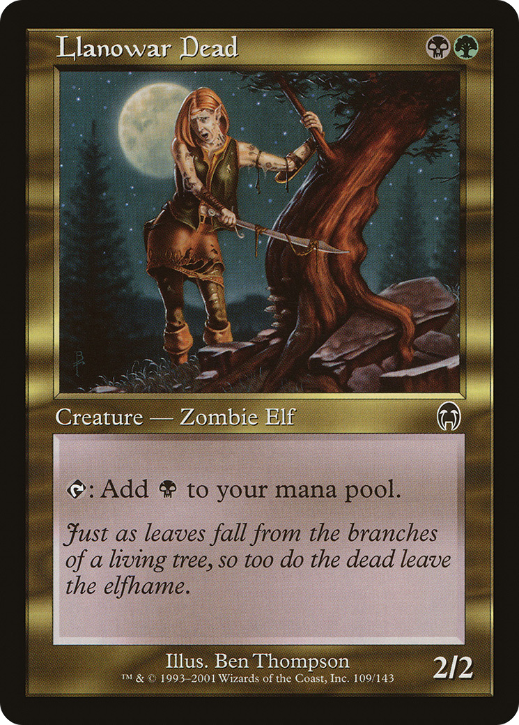 Llanowar Dead [Apocalypse] Foil