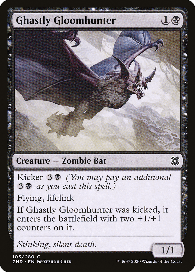 Ghastly Gloomhunter [Zendikar Rising] Foil