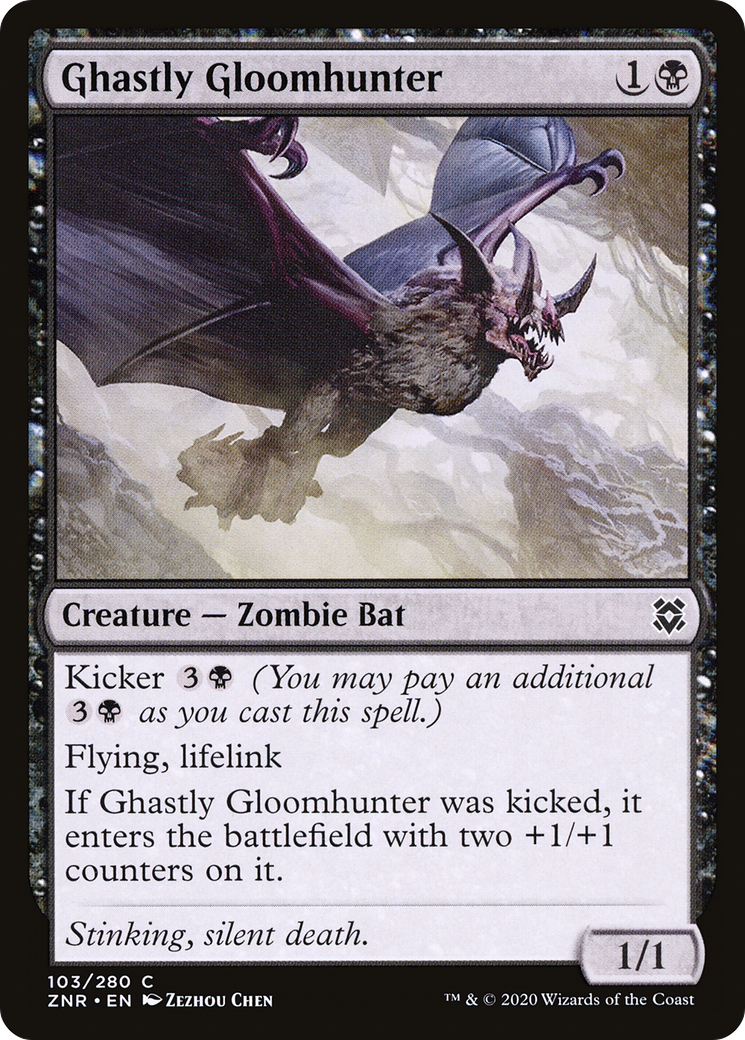 Ghastly Gloomhunter [Zendikar Rising] Foil