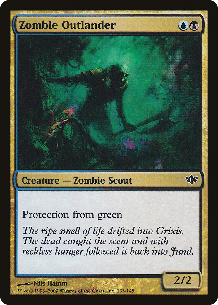 Zombie Outlander [Conflux] Foil
