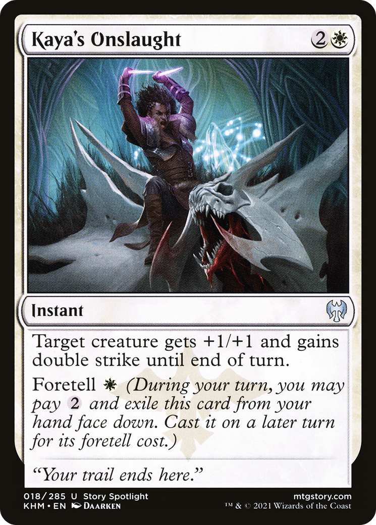 Kaya's Onslaught [Kaldheim] Foil