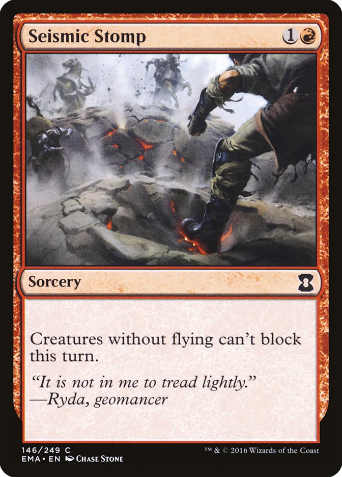 Seismic Stomp 146/249 (Eternal Masters)  - Foil