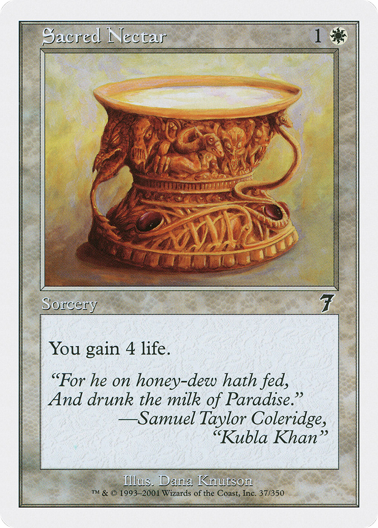 Sacred Nectar [Seventh Edition] Foil