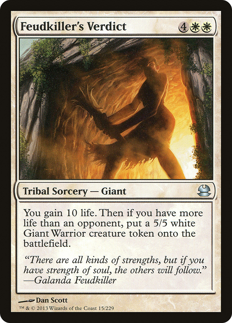Feudkiller's Verdict [Modern Masters] Foil