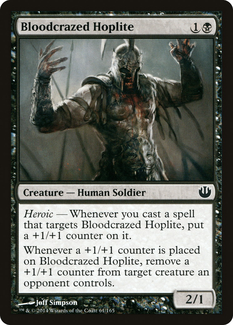 Bloodcrazed Hoplite [Journey into Nyx] Foil
