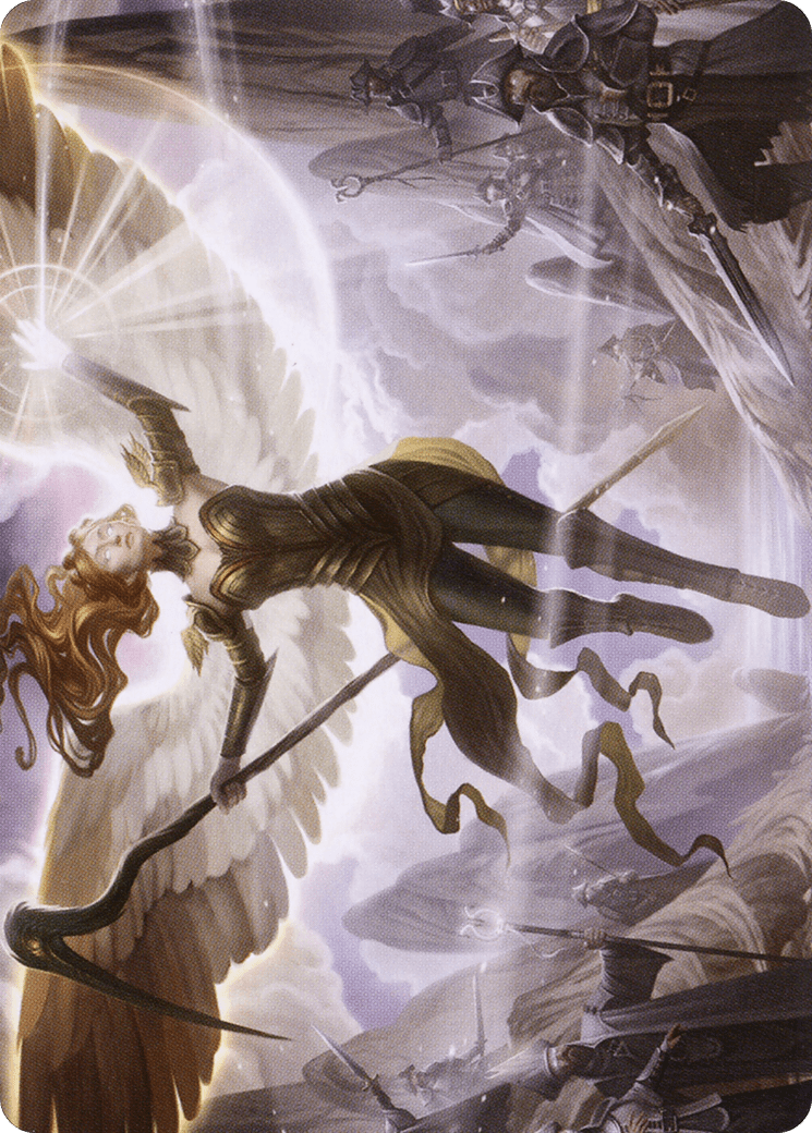 Sigarda's Splendor // Sigarda's Splendor (AMID-019) - Midnight Hunt Art Series (Borderless) Foil