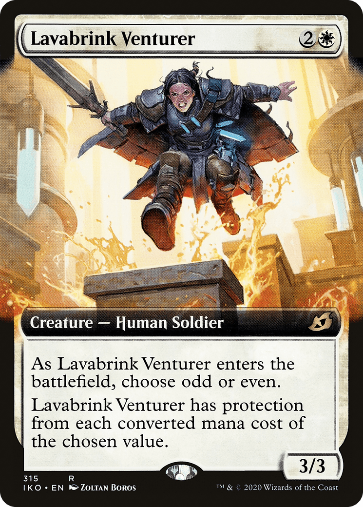 Lavabrink Venturer (Extended Art) [Ikoria: Lair of Behemoths] Foil