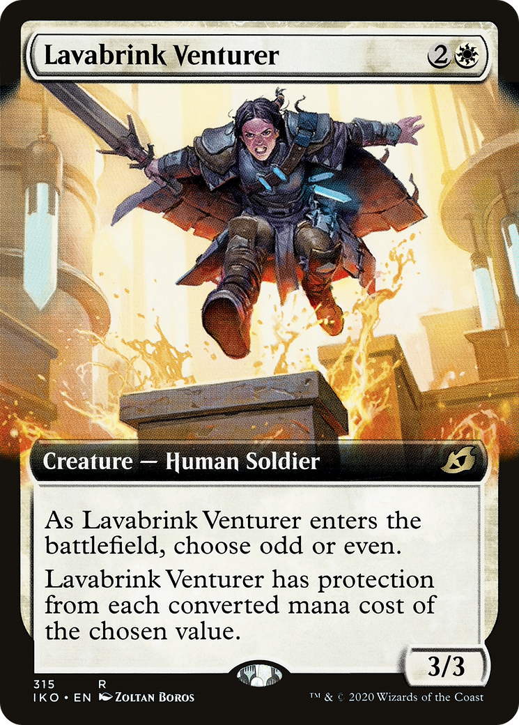 Lavabrink Venturer (Extended Art) [Ikoria: Lair of Behemoths] Foil