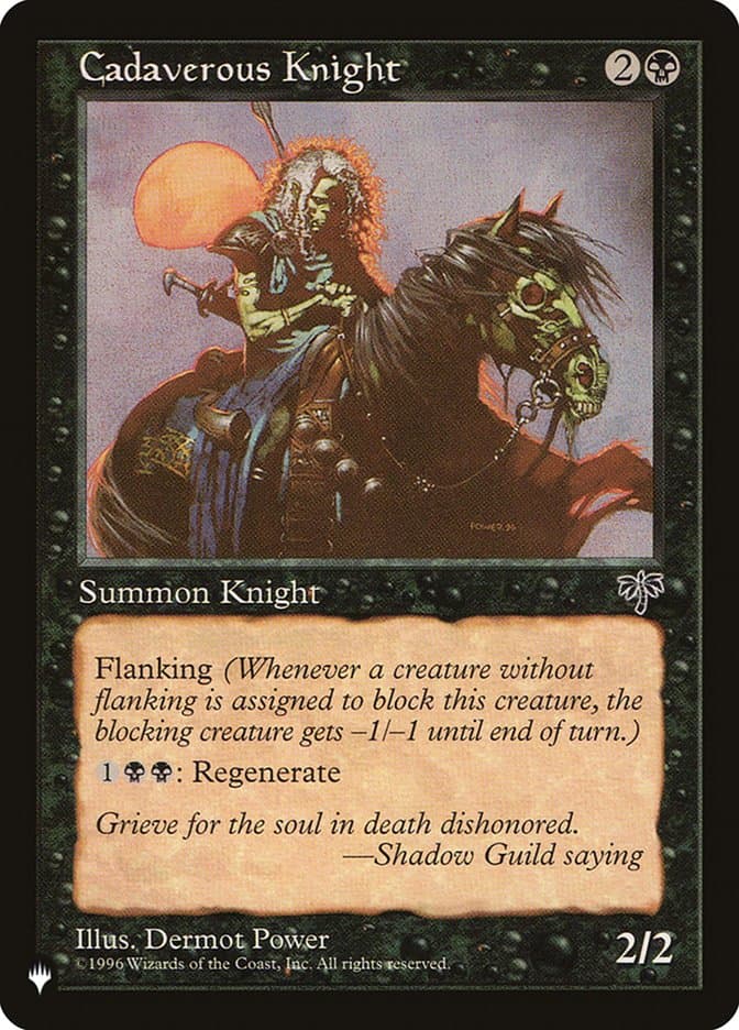 Cadaverous Knight |  (MIR-110) [The List]