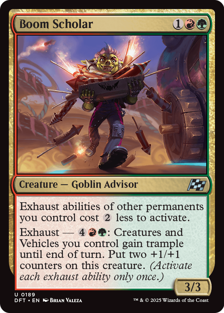 Boom Scholar |  Foil (189) [Aetherdrift]