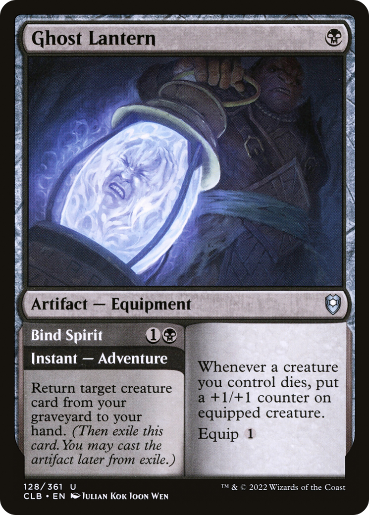 Ghost Lantern // Bind Spirit [Commander Legends: Battle for Baldur's Gate] Foil