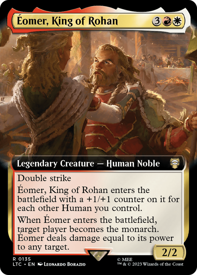 Éomer, King of Rohan (135) [Tales of Middle-earth Commander] : (Extended Art) Foil