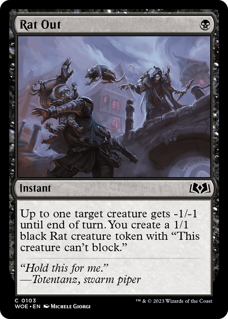 Rat Out [Wilds of Eldraine] Foil