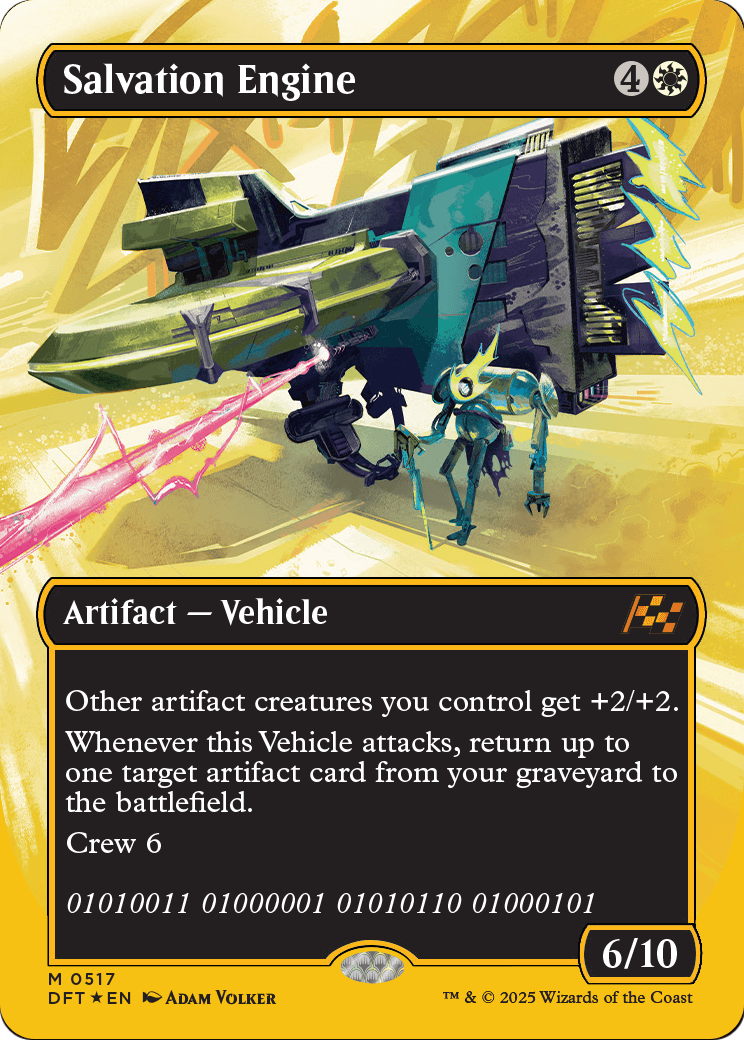Salvation Engine |  Foil (517) [Aetherdrift]