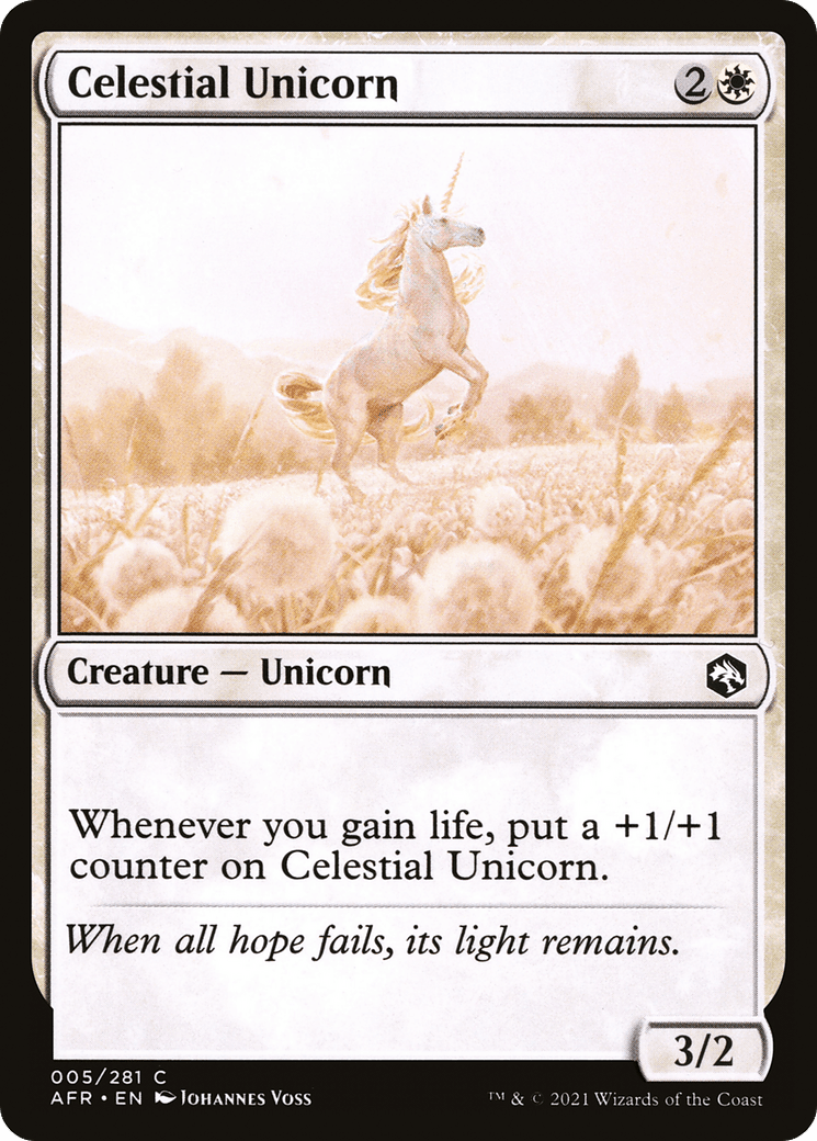 Celestial Unicorn [Dungeons & Dragons: Adventures in the Forgotten Realms]