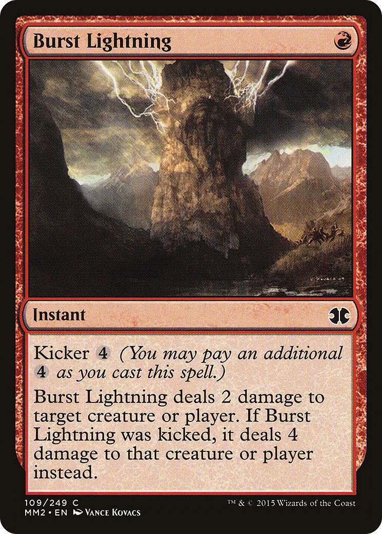 Burst Lightning [Modern Masters 2015] Foil