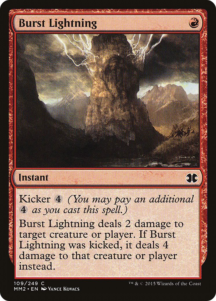 Burst Lightning [Modern Masters 2015] Foil