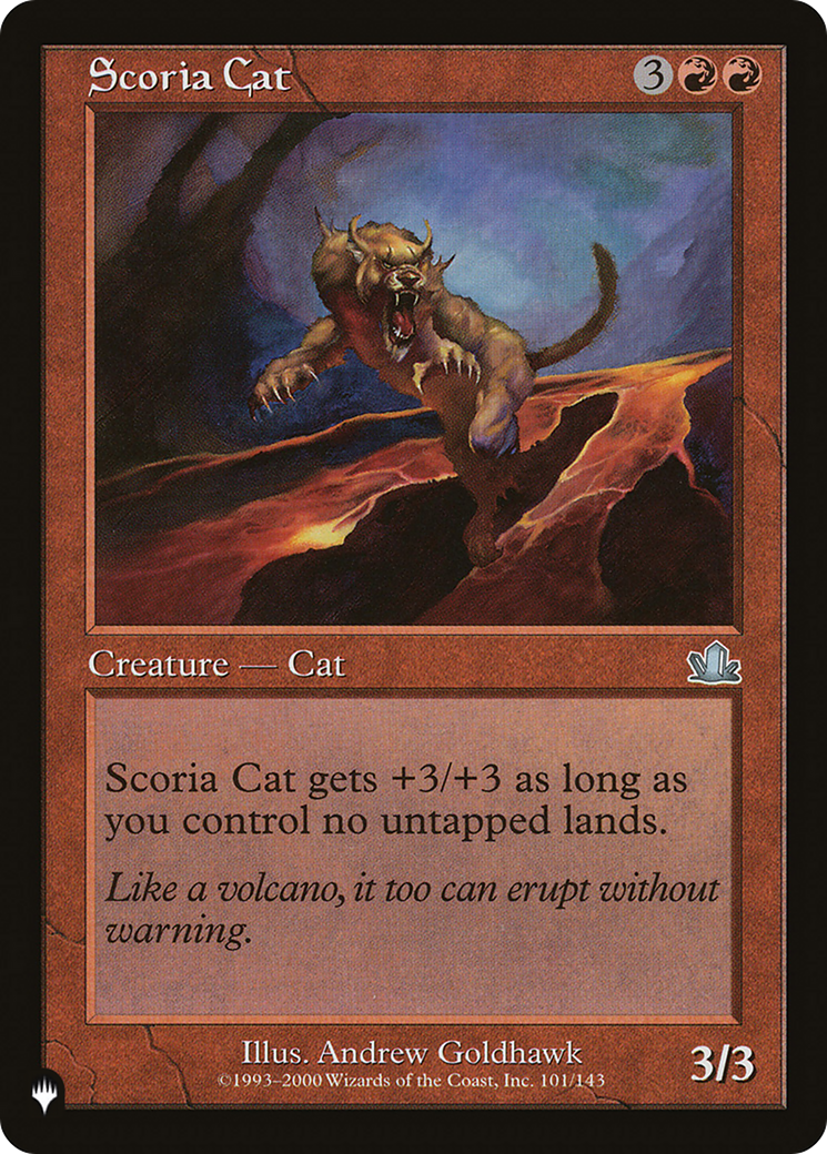 Scoria Cat |  (PCY-101) [The List]