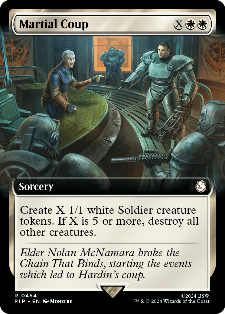 Martial Coup (Extended Art) [Fallout] Foil