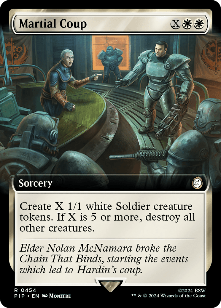 Martial Coup (Extended Art) [Fallout] Foil