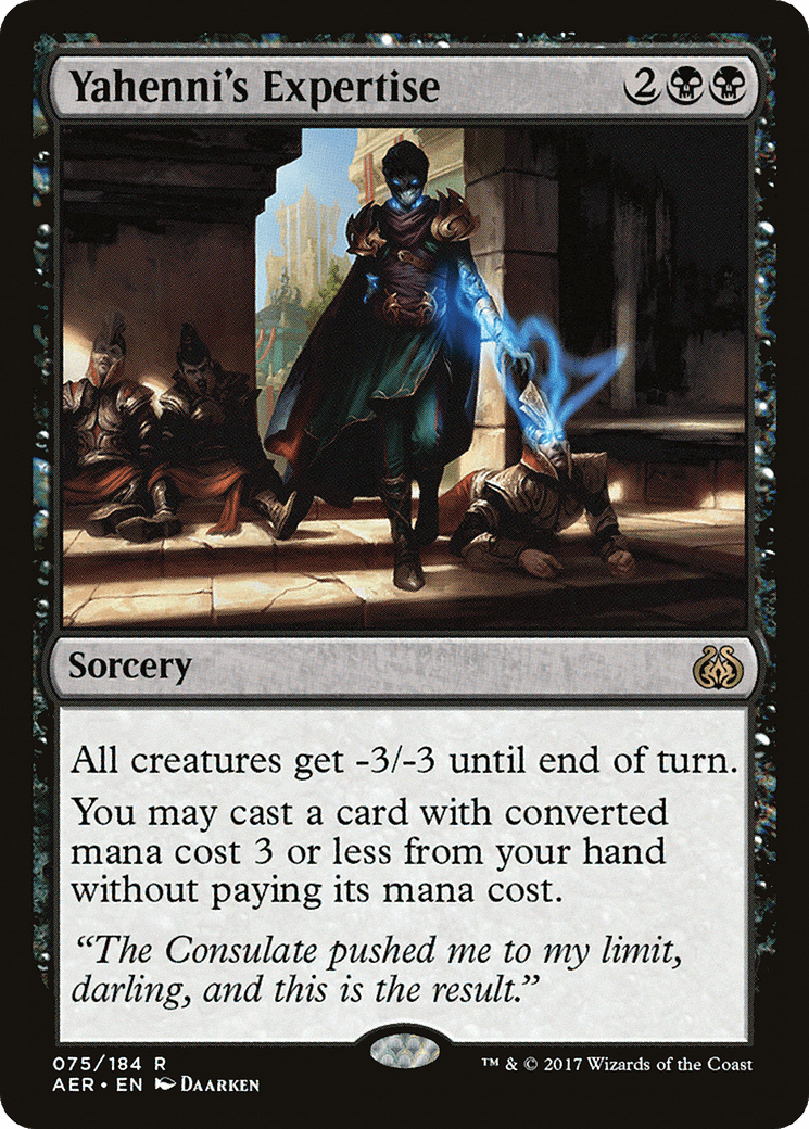 Yahenni's Expertise (AER-075) - Aether Revolt Foil