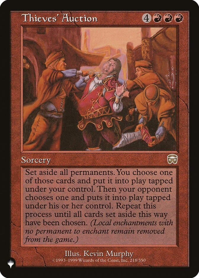 Thieves' Auction |  (MMQ-218) [The List]