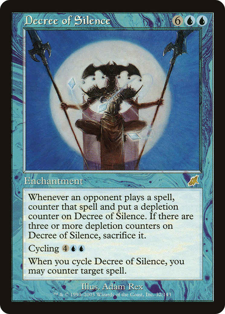 Decree of Silence [Scourge] Foil