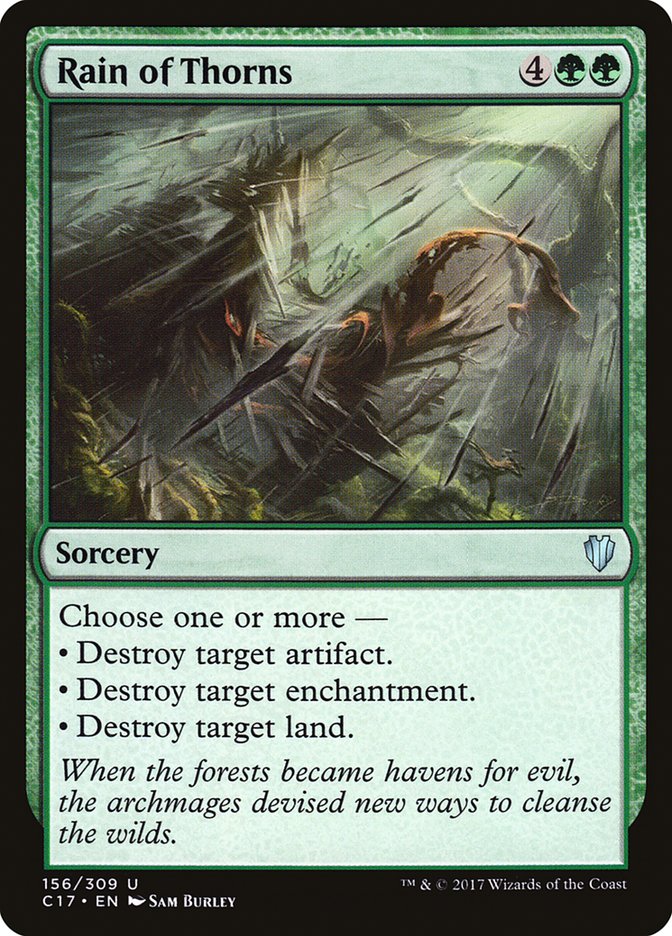 Rain of Thorns 156/309 (Commander 2017) 