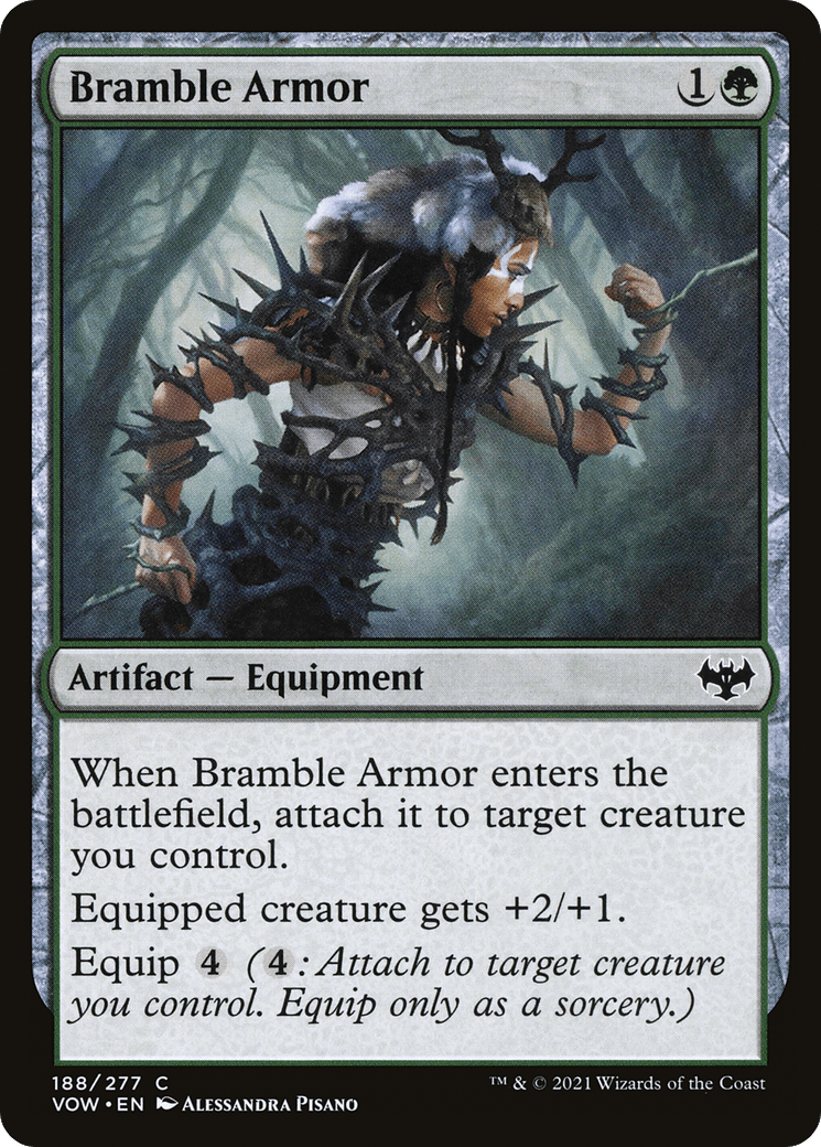 Bramble Armor [Innistrad: Crimson Vow] Foil