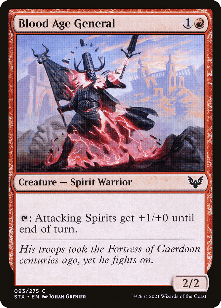 Blood Age General [Strixhaven: School of Mages] Foil
