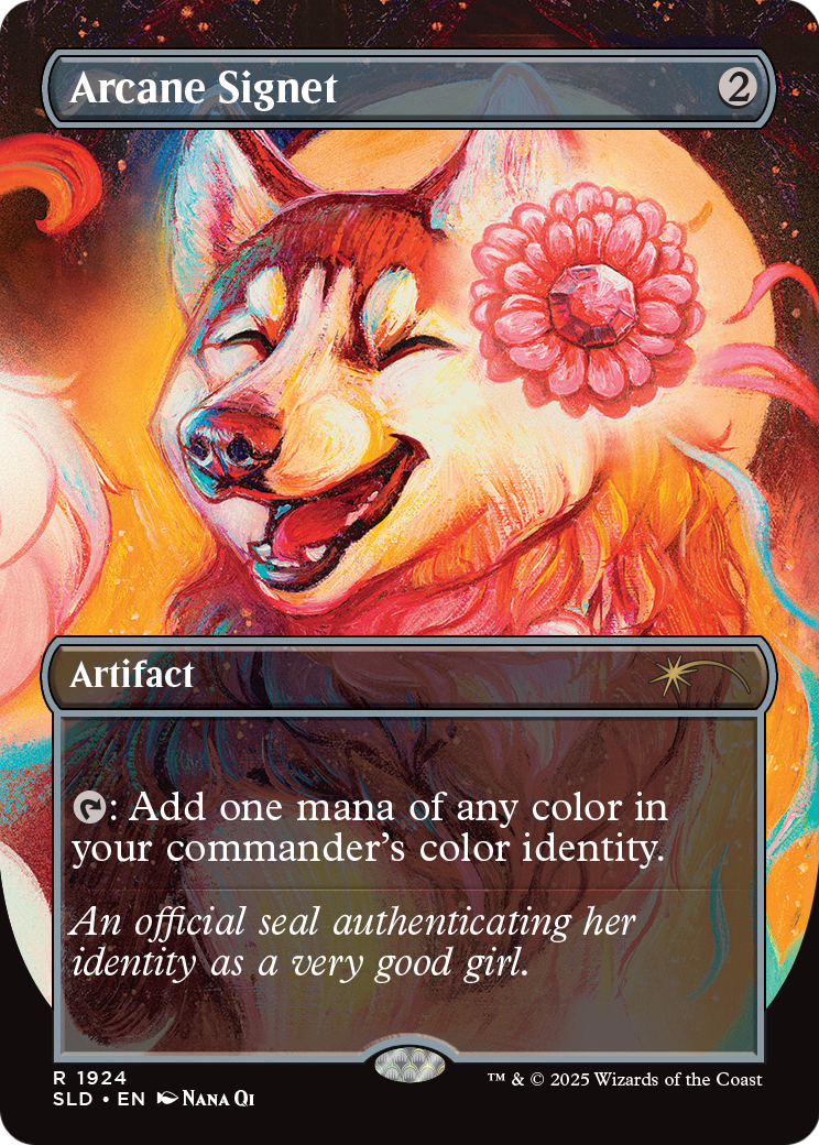 Arcane Signet (1924) [Secret Lair Drop]  (Borderless) Foil