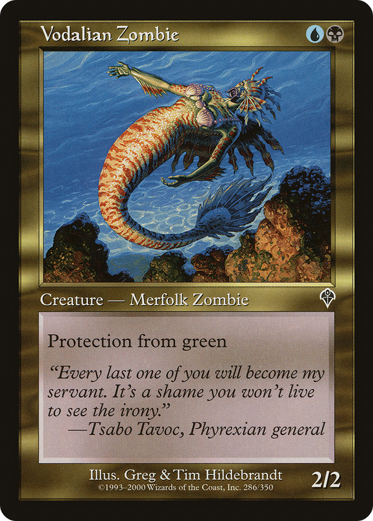 Vodalian Zombie [Invasion] Foil