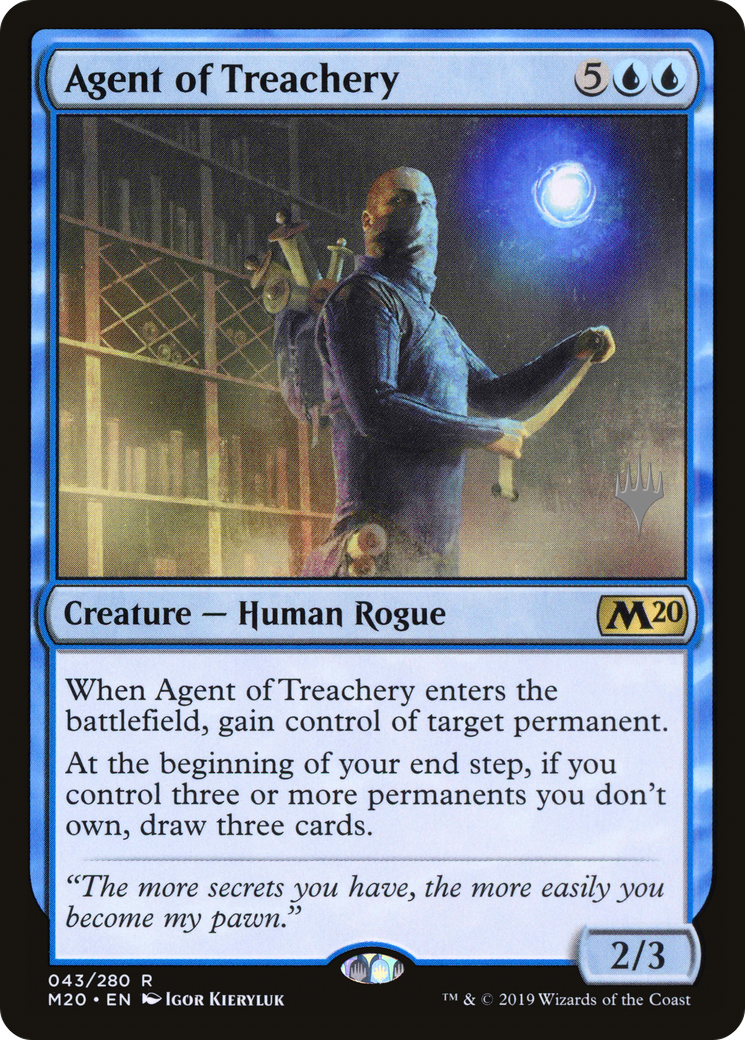 Agent of Treachery (Promo Pack) [Core Set 2020 Promos] Foil