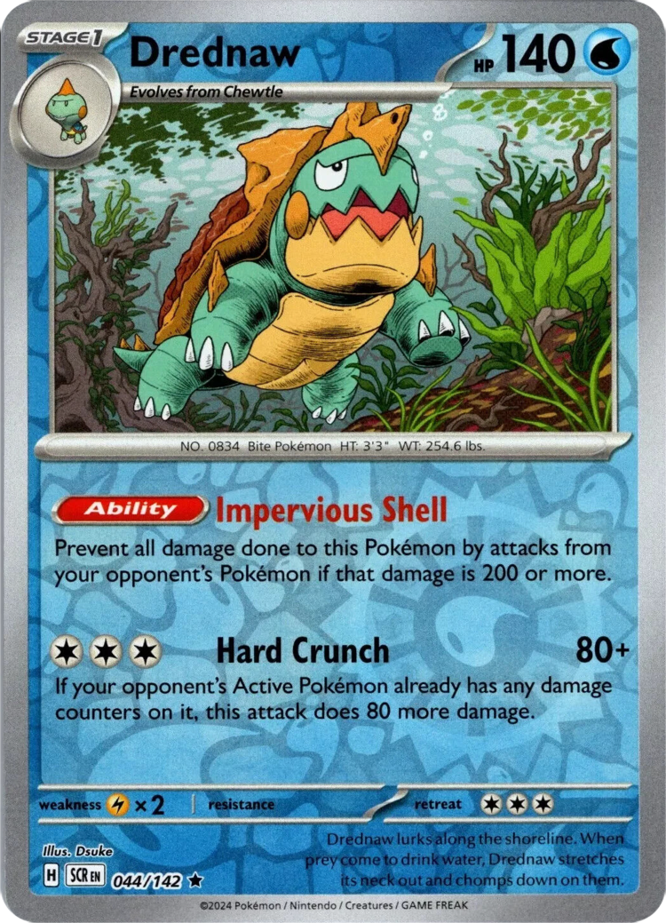 Drednaw (044/142) [Scarlet & Violet: Stellar Crown] Reverse Holofoil