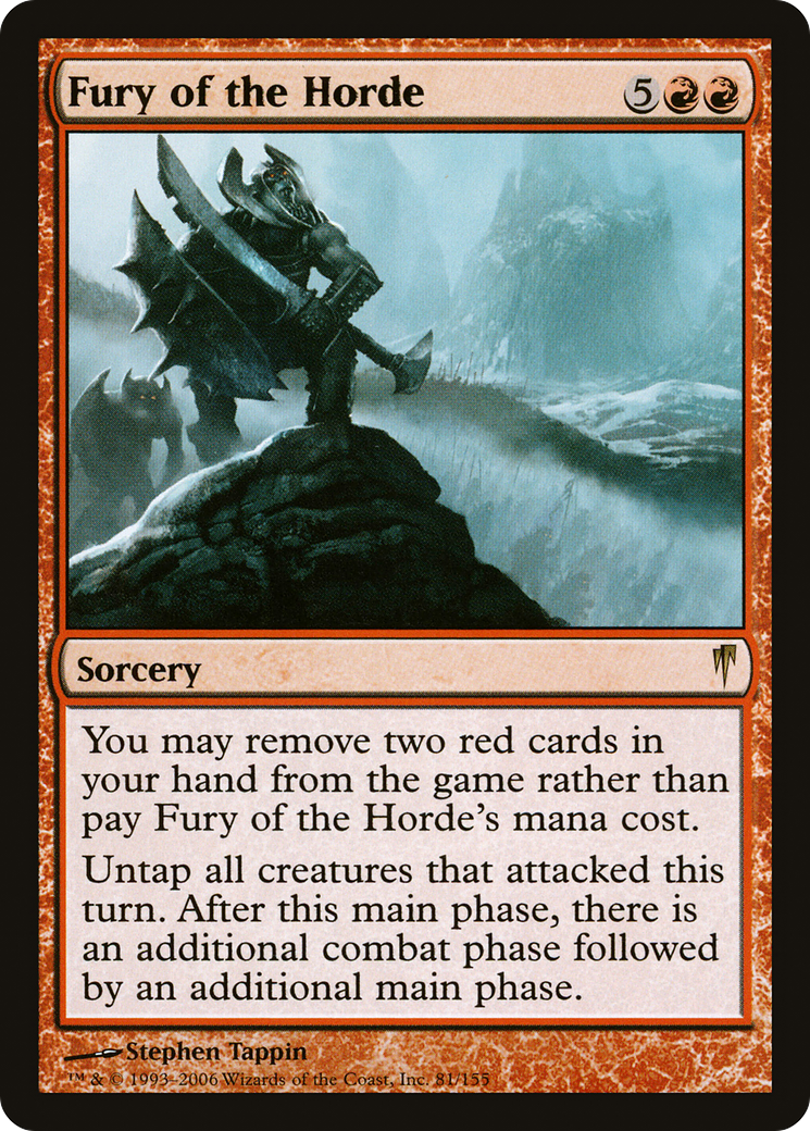 Fury of the Horde [Coldsnap] Foil