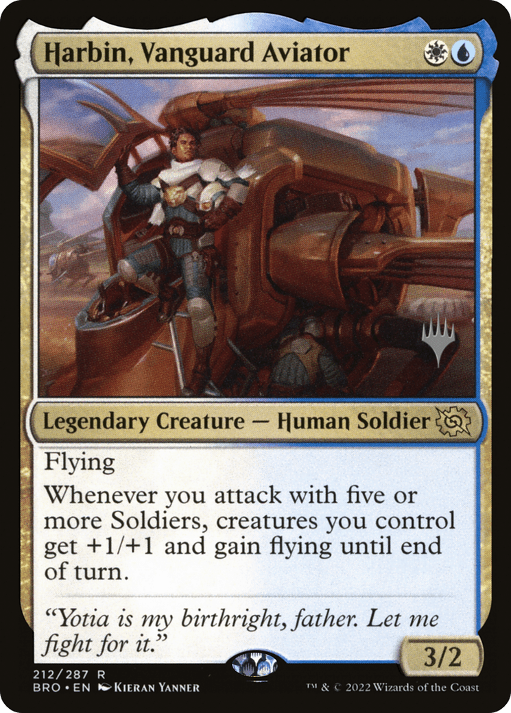 Harbin, Vanguard Aviator (Promo Pack) [The Brothers' War Promos] Foil